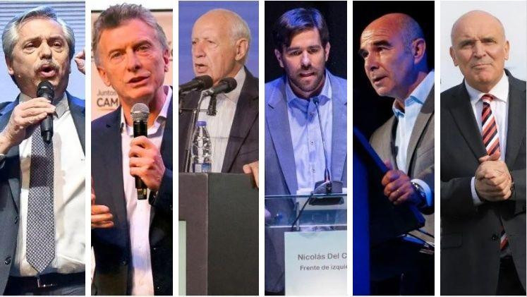 Candidatos, debate presidencial, elecciones 2019