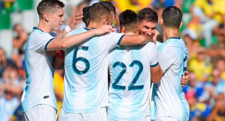 Selección Argentina vs Ecuador, amistoso