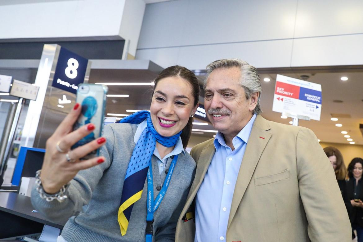 Alberto Fernández, Elecciones 2019, rumbo al Santa Fe por debate