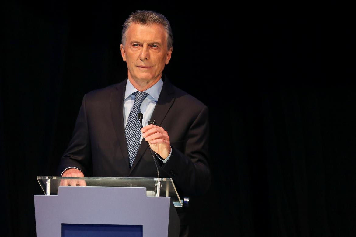 Mauricio Macri en el debate de candidatos a presidente 2019, REUTERS