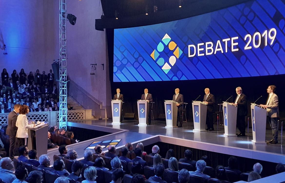 Candidatos en el debate presidencial 2019, AGENCIA NA