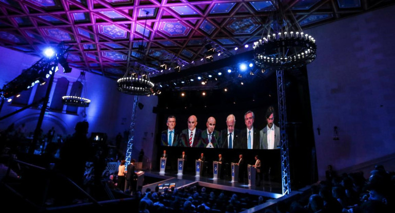 Candidatos en el debate presidencial 2019, AGENCIA REUTERS