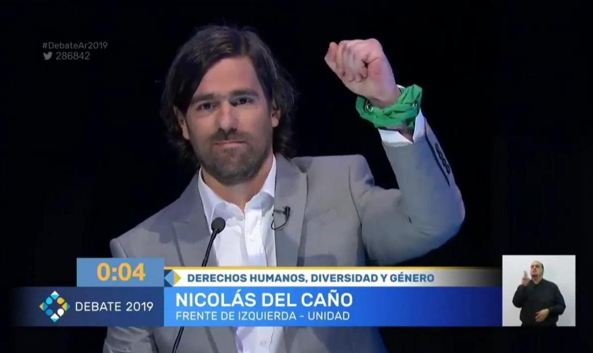Nicolás del Caño, debate presidencial