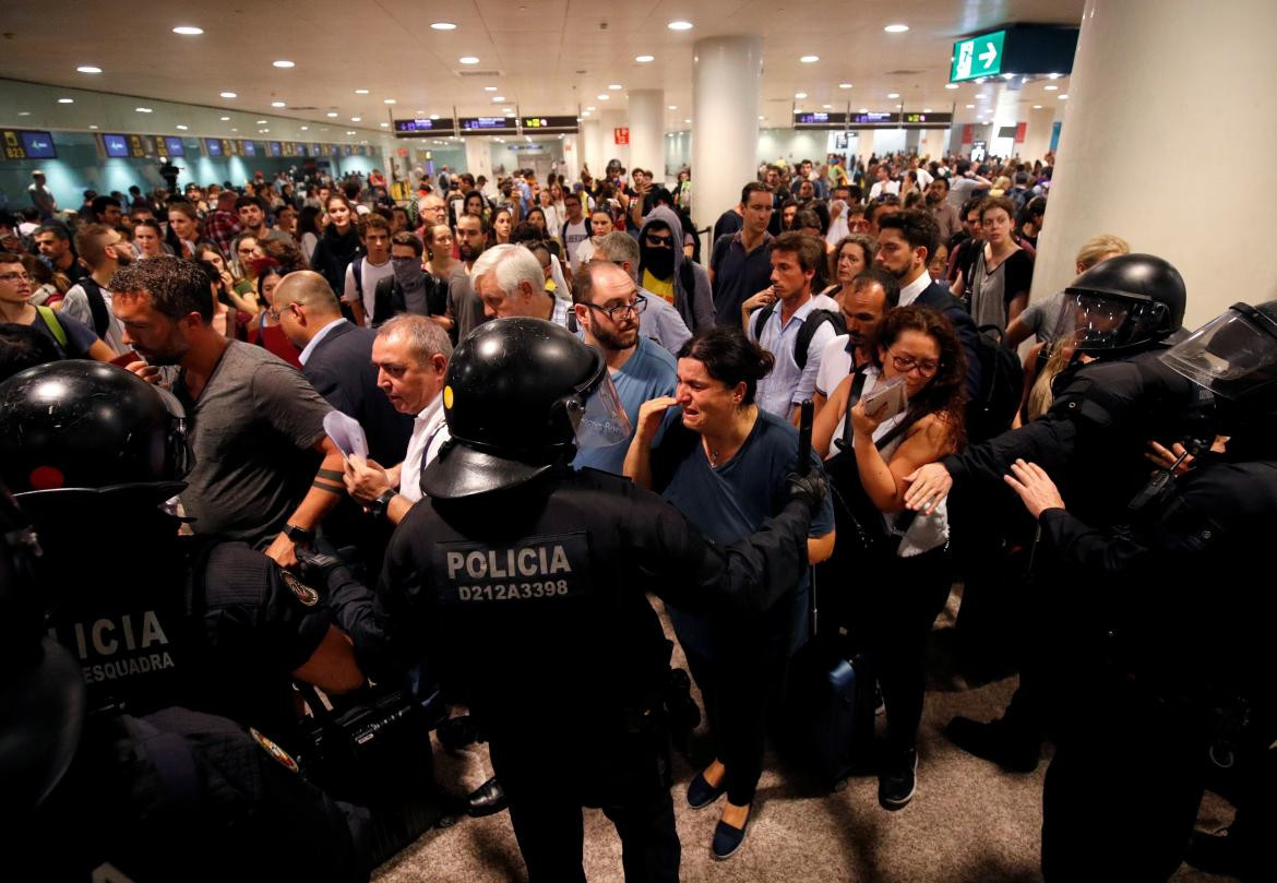 Incidentes en Barcelona, REUTERS