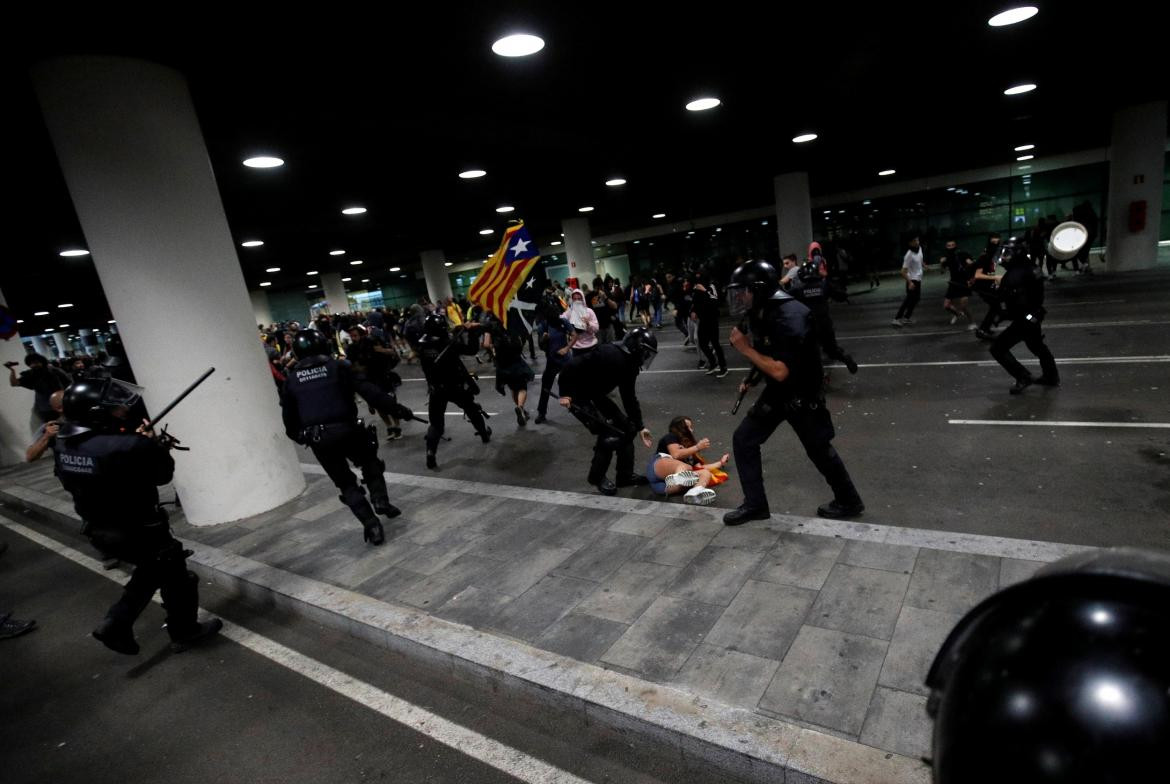 Incidentes en Barcelona, REUTERS