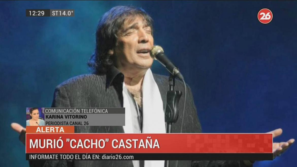 Cacho Castaña, Karina Vitorino, Canal 26