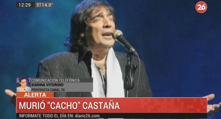 Cacho Castaña, Karina Vitorino, Canal 26