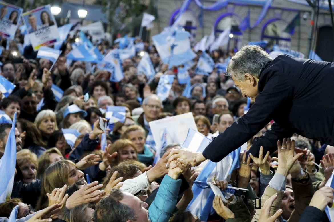 Mauricio Macri en la marcha del Sí, se puede en Pergamino, NA