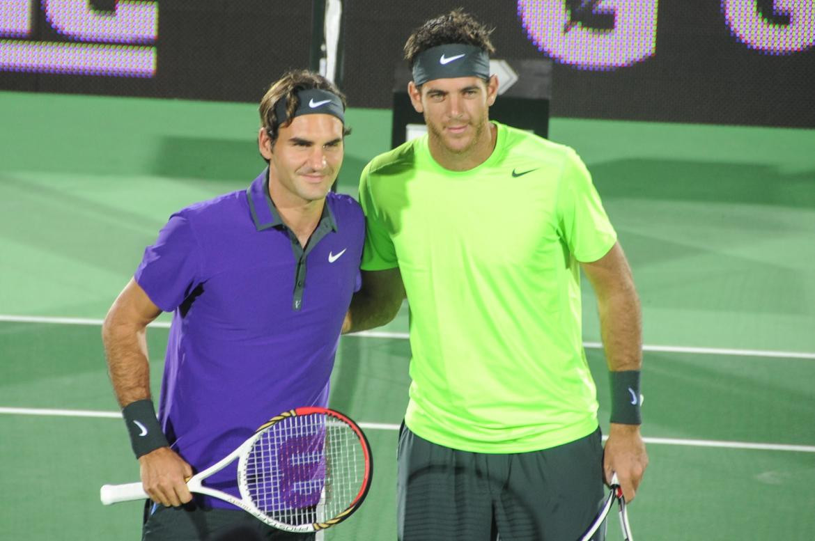 Roger Federer y Juan Martín Del Potro