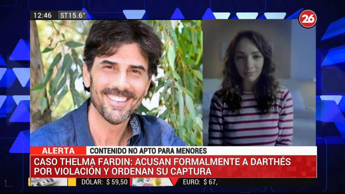 Caso Thelma Fardin, ordenan la captura de Juan Darthés