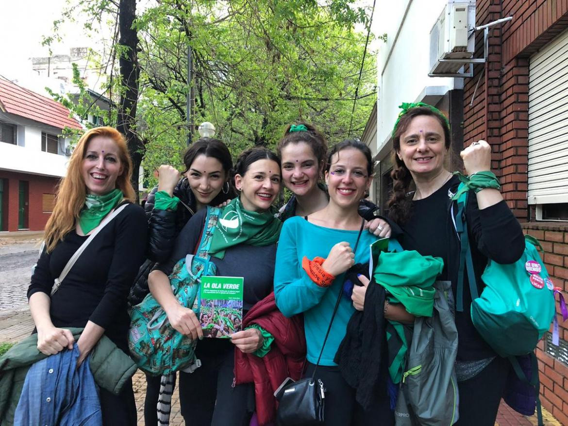 Actrices Argentinas estuvo en La Plata apoyando el 34º Encuentro de Mujeres