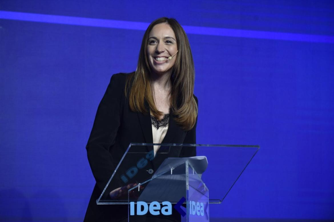 María Eugenia Vidal en el Coloquio IDEA de Mar del Plata