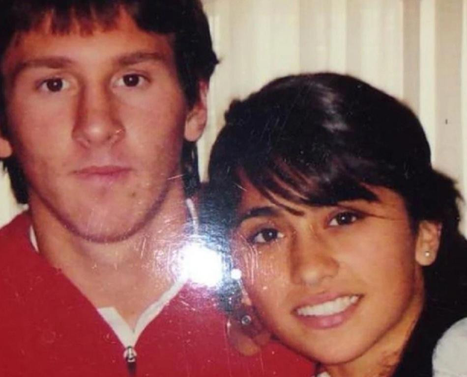 La foto inédita que compartió Messi de los inicios de su romance con Antonela Rocuzzo