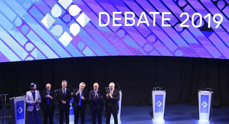 Segundo debate presidencial, candidatos, Agencia NA