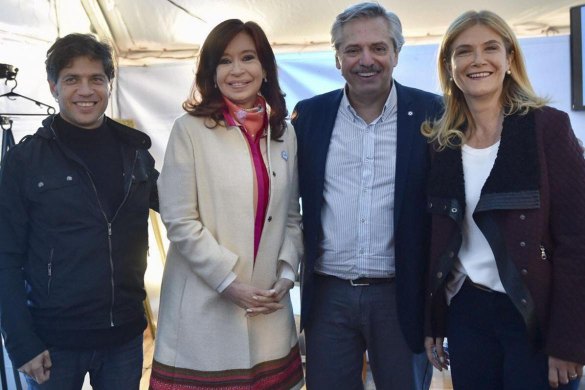 Axel Kicillof, Cristina Fernández de Kirchner, Alberto Fernández, Verónica Magario, Frente de Todos, Elecciones 2019, NA