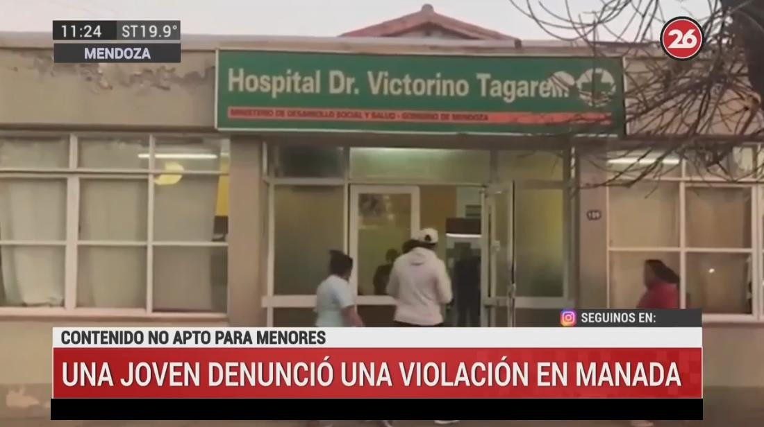 Denuncia de violación en manada, Mendoza, Canal 26