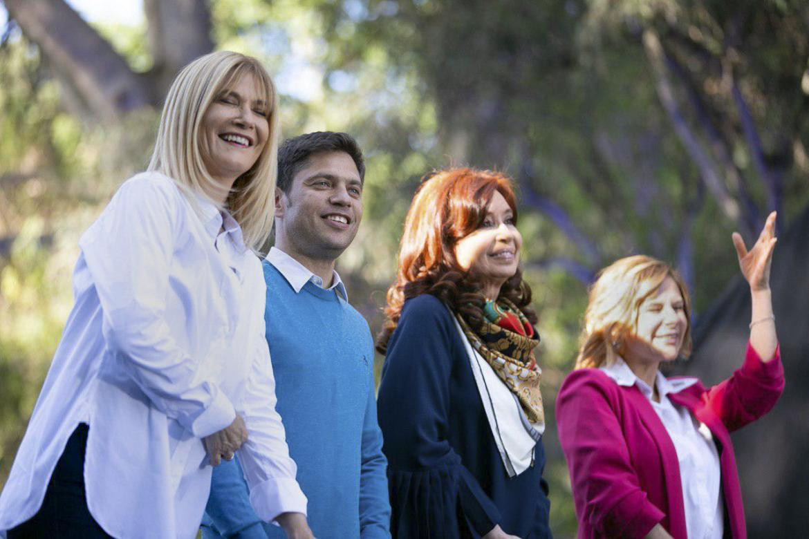 Axel Kicillof, Verónica Magario, Cristina Kirchner, Frente de Todos, Elecciones 2019, NA	