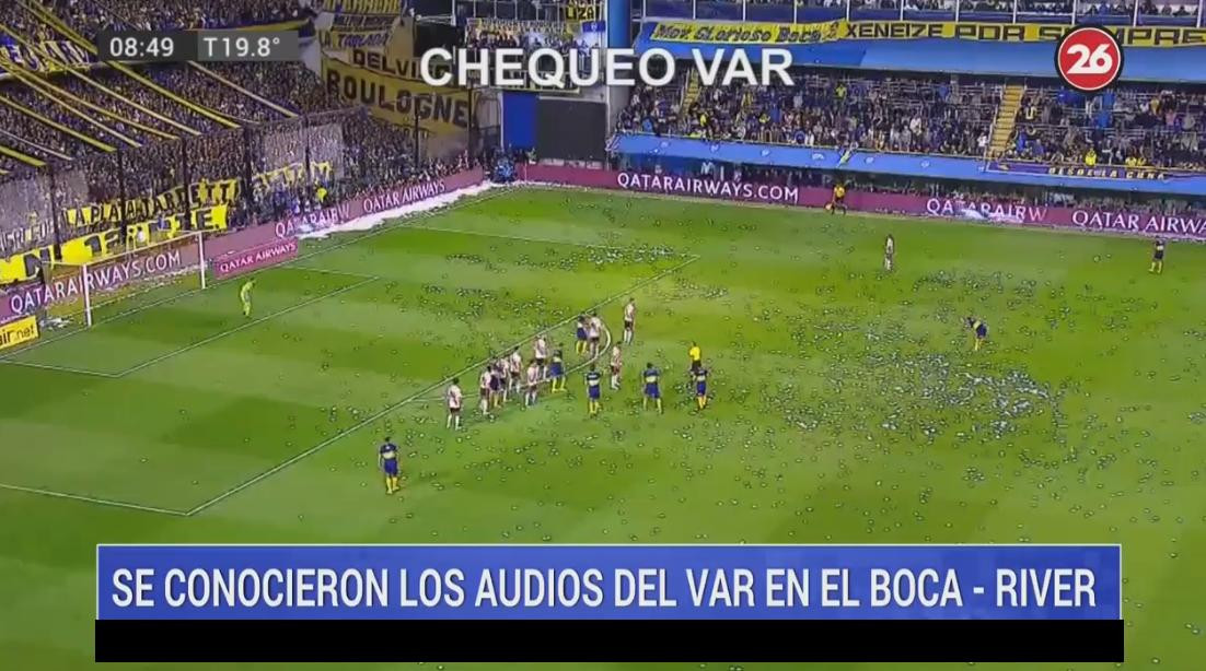 Boca vs River, audios del VAR