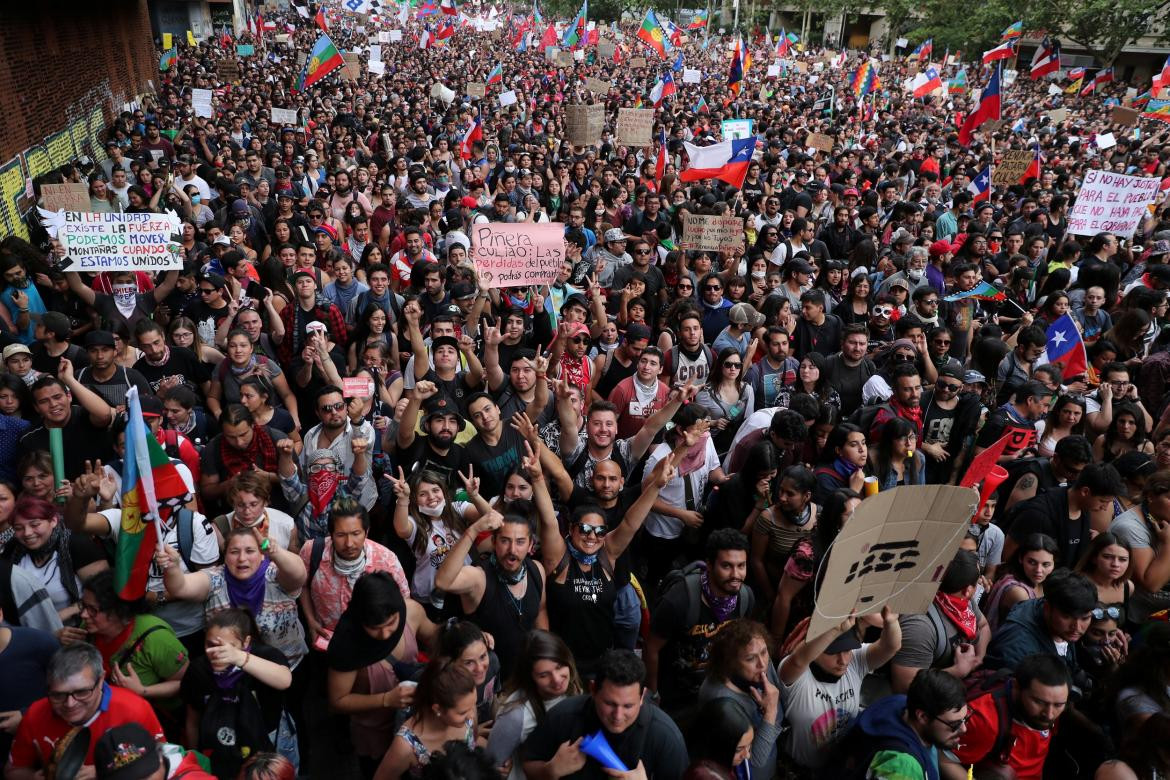 Marcha Chile, protestas, REUTERS