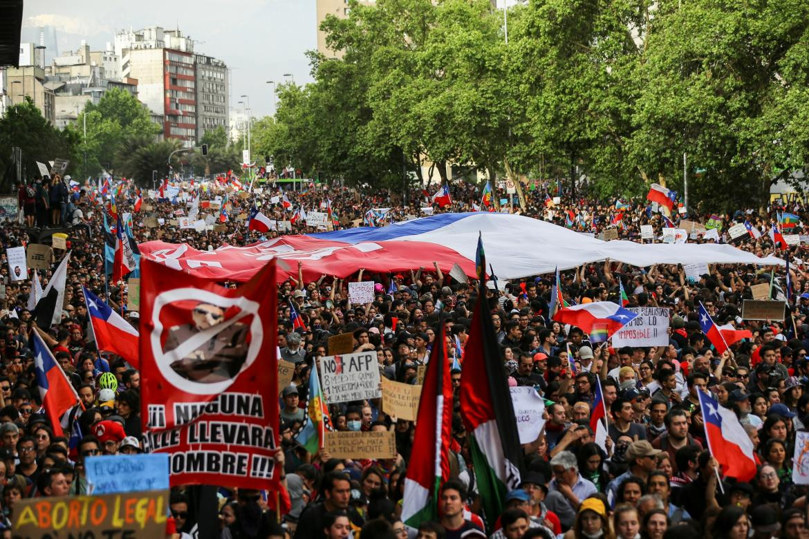 Marcha Chile, protestas, REUTERS