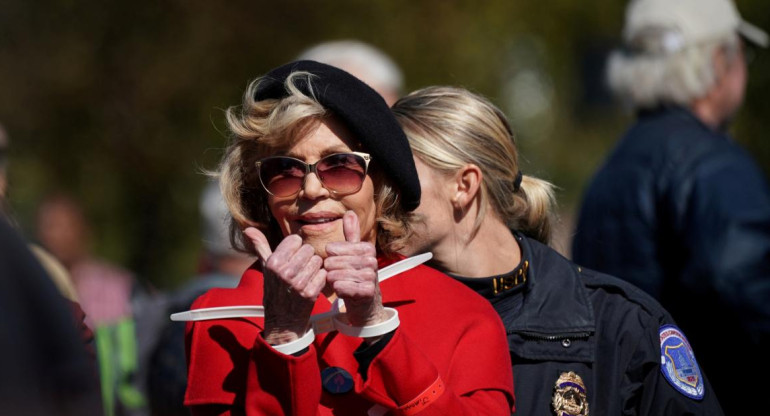 Jane Fonda, detención, REUTERS