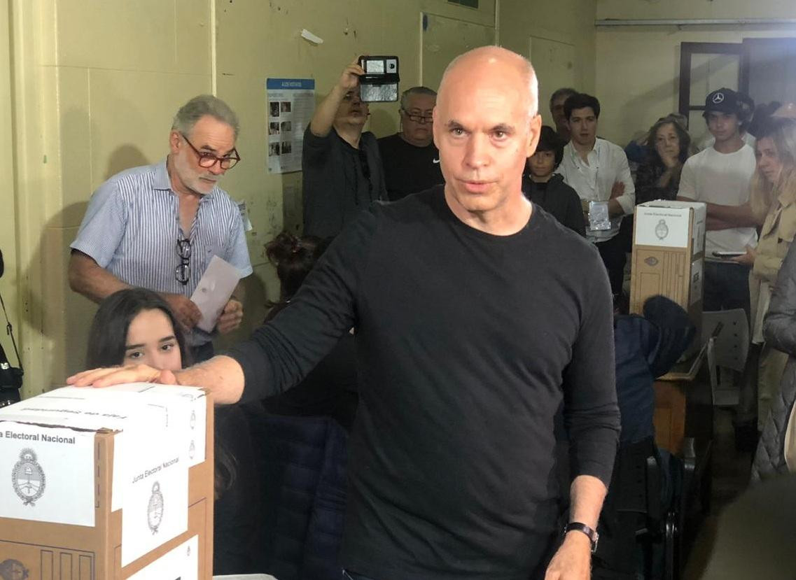 Elecciones 2019, voto de Rodríguez Larreta