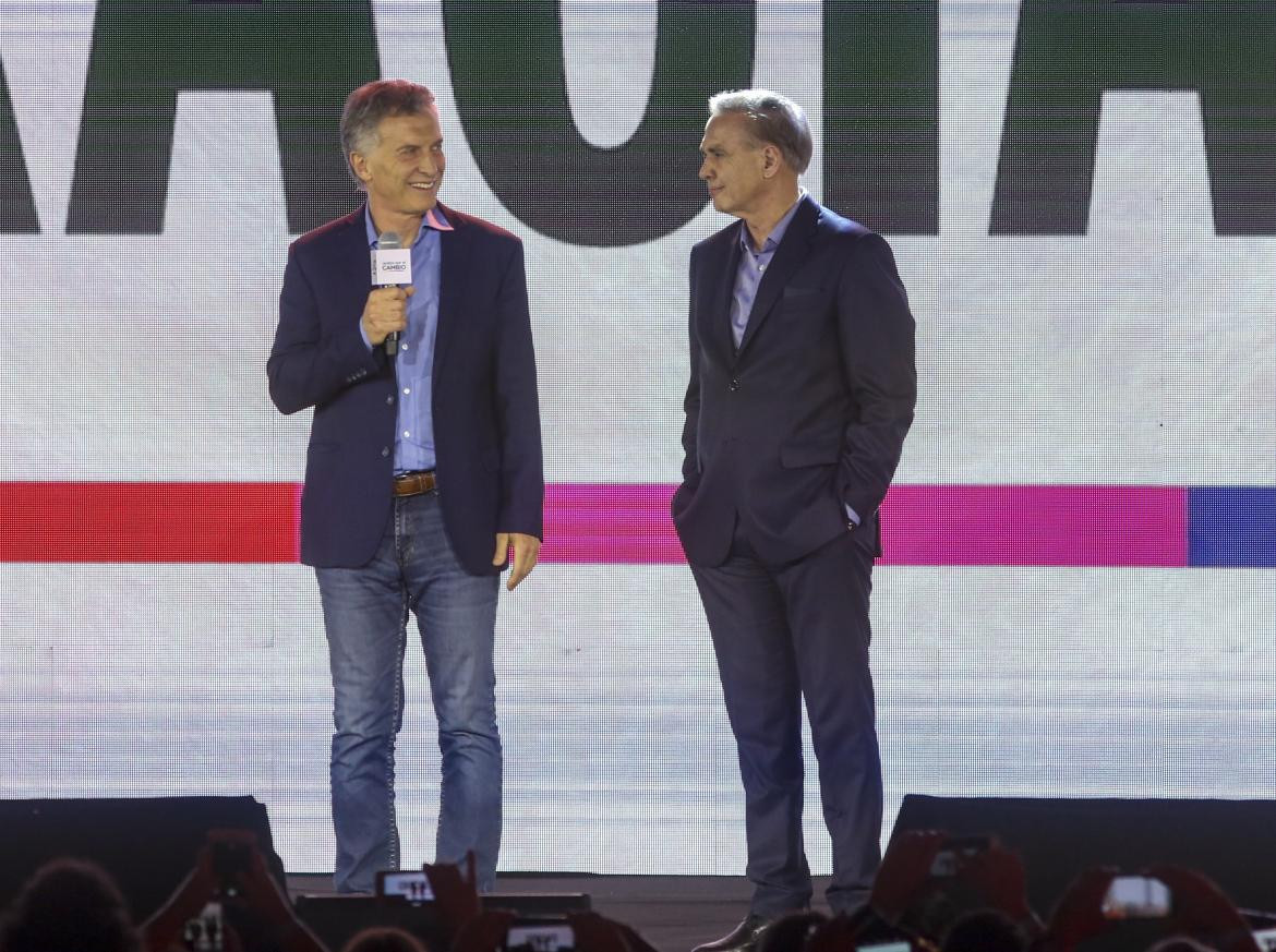 Mauricio Macri y Miguel Ángel Pichetto