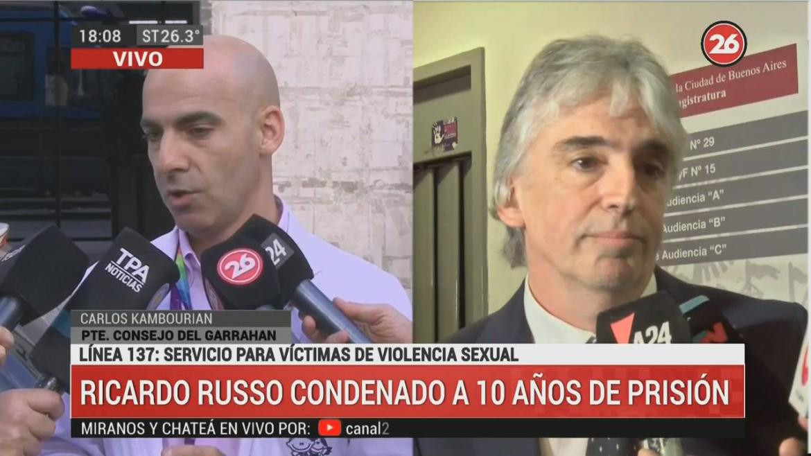 Carlos Kambourian, presidente del Consejo del Garrahan, tras condena a Ricardo Russo