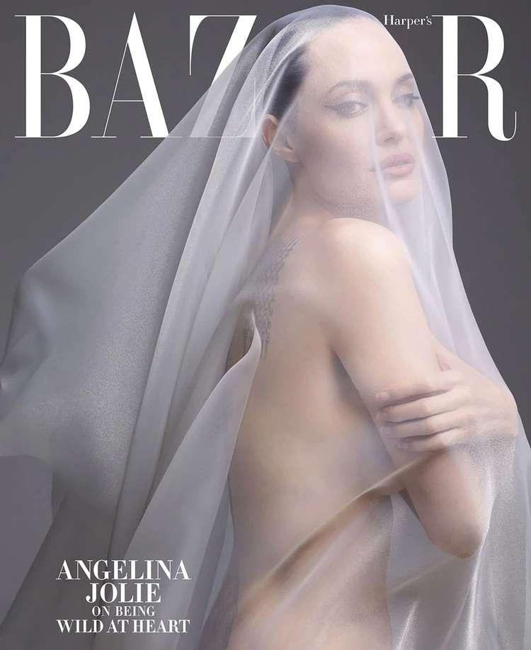 Angelina Jolie Tapa Harper´s Bazar