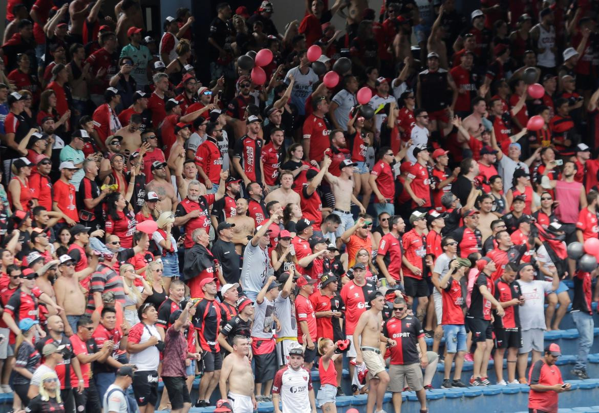 Hinchas de Colón en la final de la Sudamericana, REUTERS