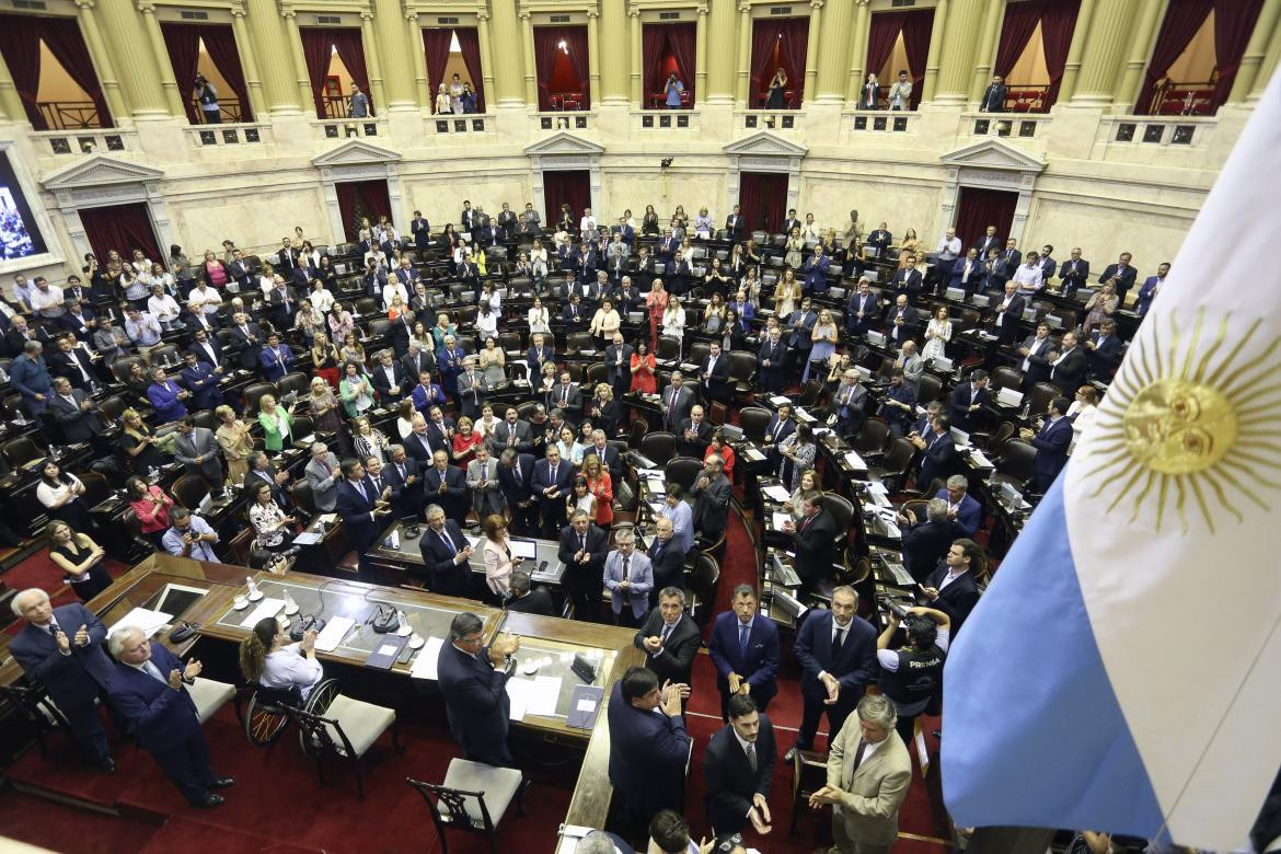 Asamblea Legislativa en el Congreso para proclamar a Alberto Fernández, AGENCIA NA