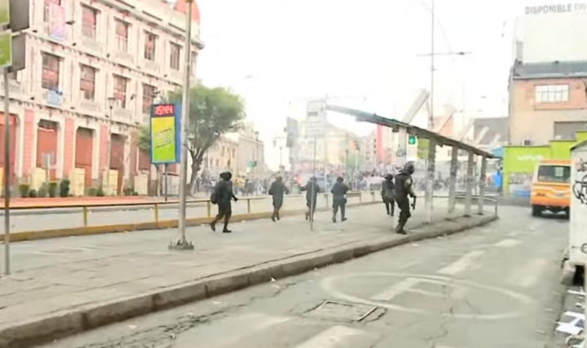 Incidentes en Bolivia, Captura de Youtube