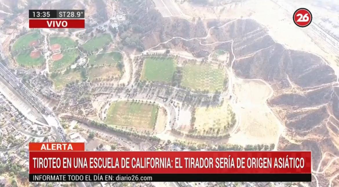 Tiroteo en una escuela secundaria de California