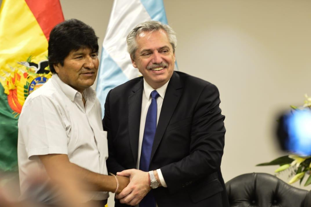 Alberto Fernández, Evo Morales, Bolivia, NA