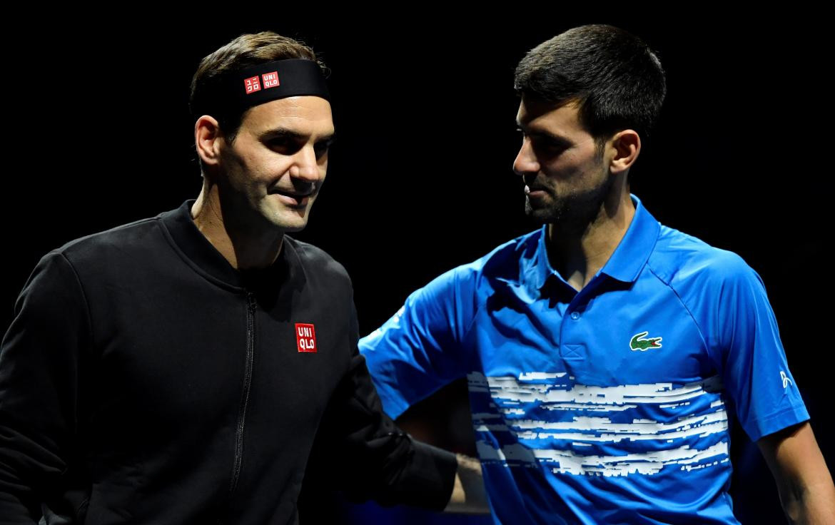 ATP Finals, Djokovic vs. Federer, REUTERS