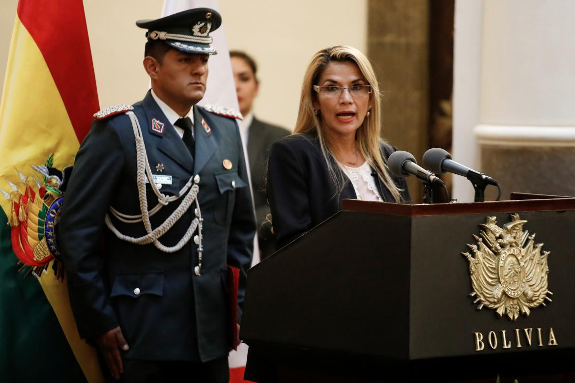 Jeanine Añez en Bolivia, REUTERS