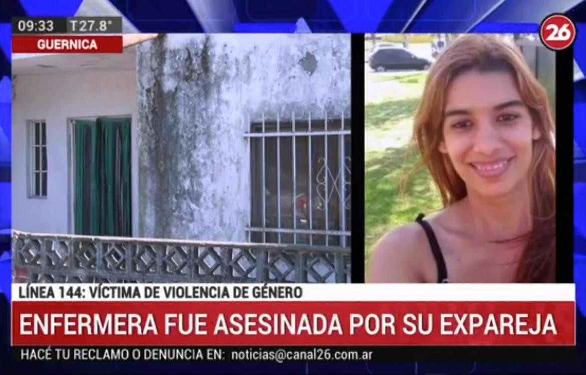 Enfermera fue asesinada en Guernica y detuvieron a su ex pareja, CANAL 26