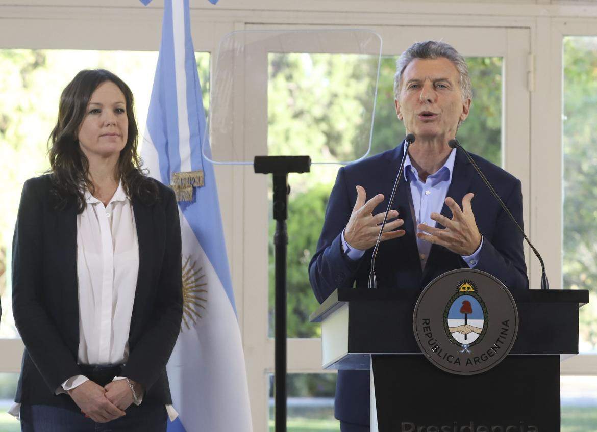 Carolina Stanley y Mauricio Macri, NA
