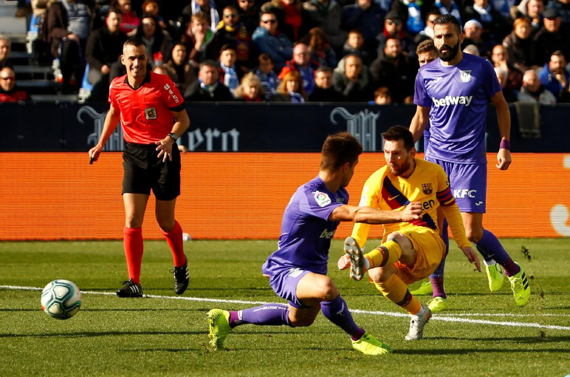 Leganés vs Barcelona, La Liga, REUTERS