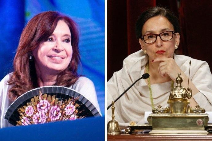 Cristina Kirchner y Gabriela Michetti