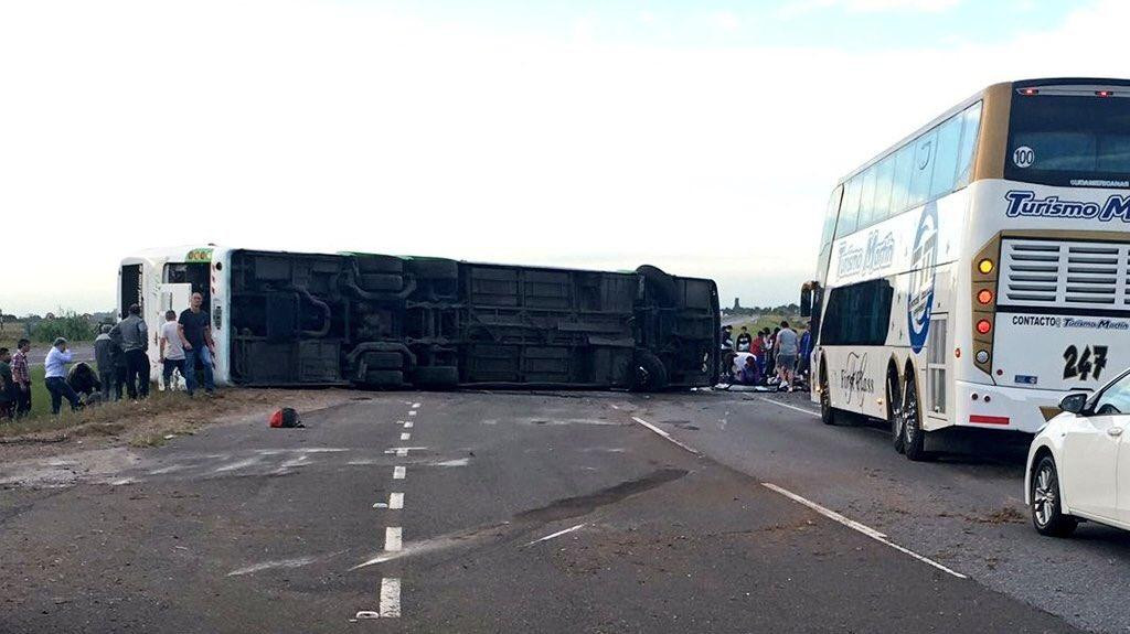 Accidente de micro en Lezama