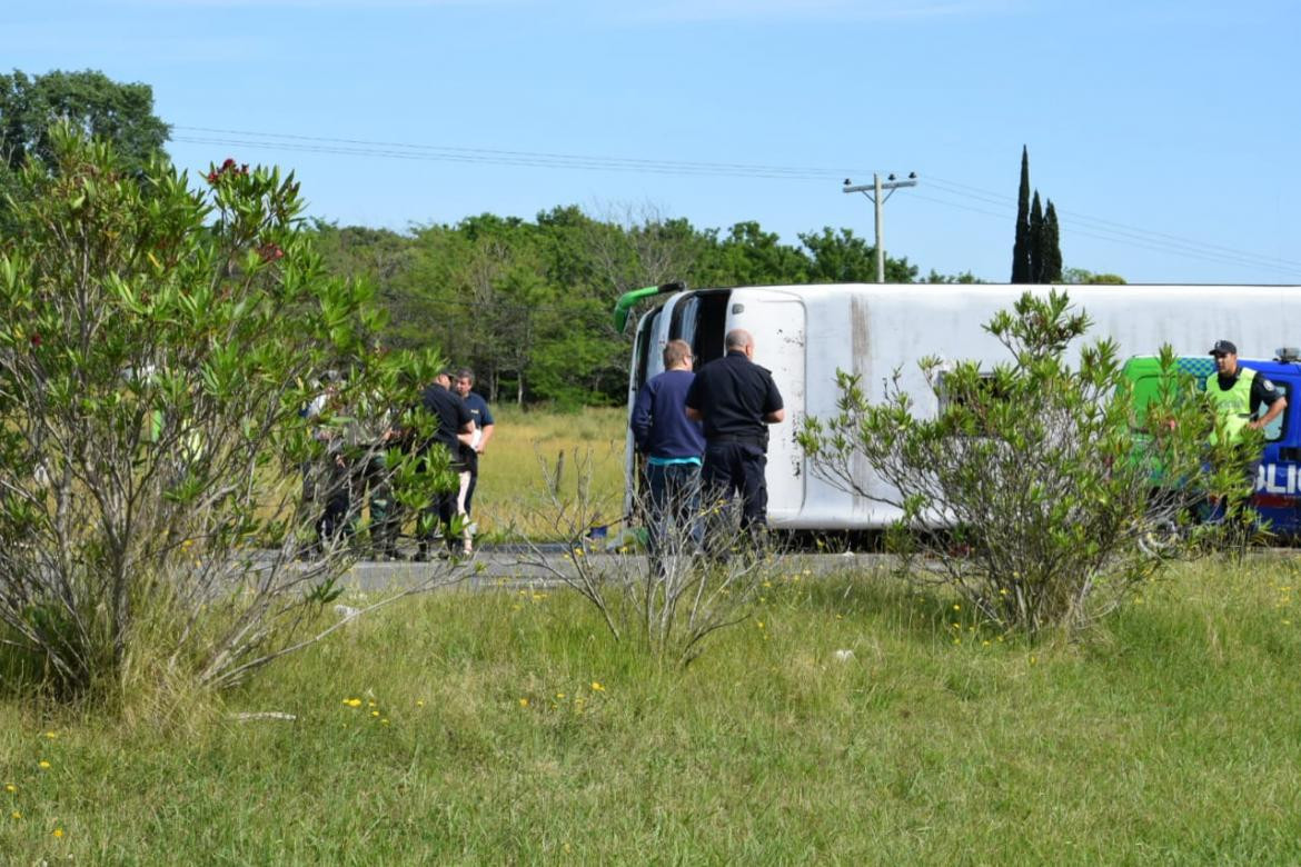 Accidente de micro fatal en Lezama