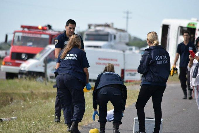 Pericias en la ruta 2 por la tragedia en la que murieron dos nenas