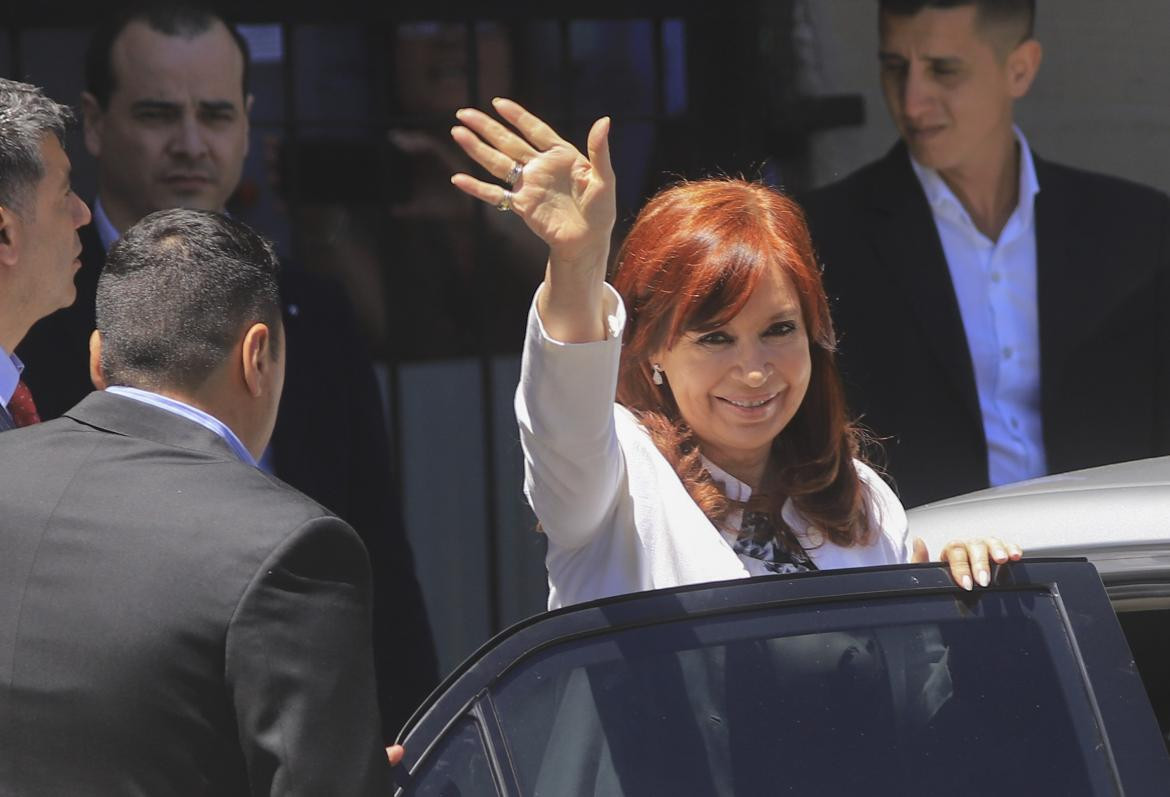 Cristina Kirchner en Comodoro Py, NA	