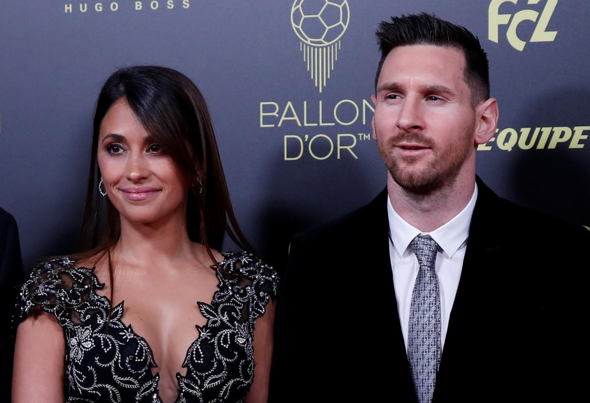 Lionel Messi y su mujer Antonela Roccuzzo, REUTERS	