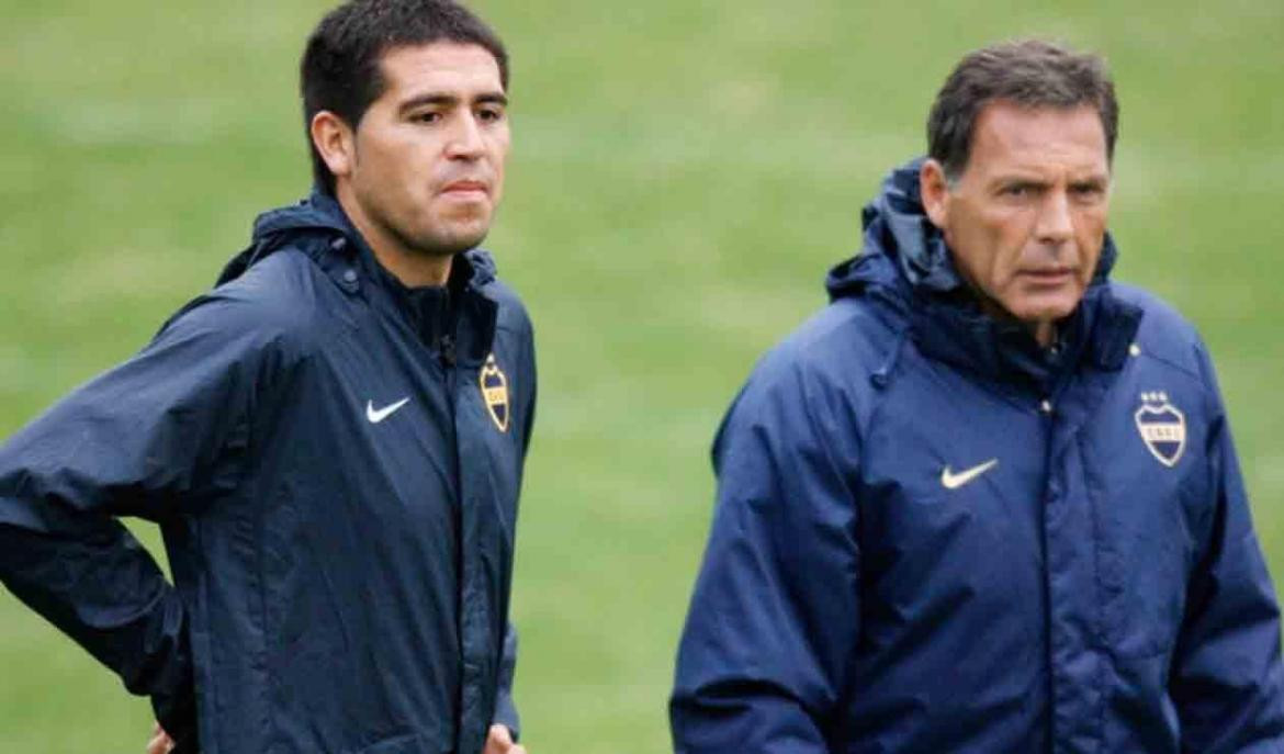 Juan Román Riquelme y Miguel Ángel Russo, Boca