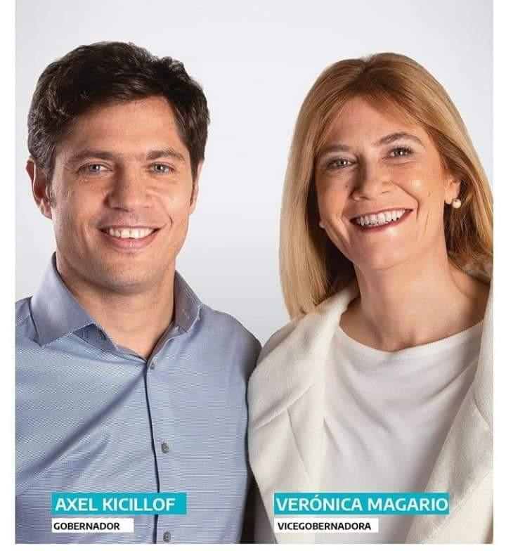 Gobernación bonaerense, equipo de Kicillof, Axel Kicillof y Verónica Magario