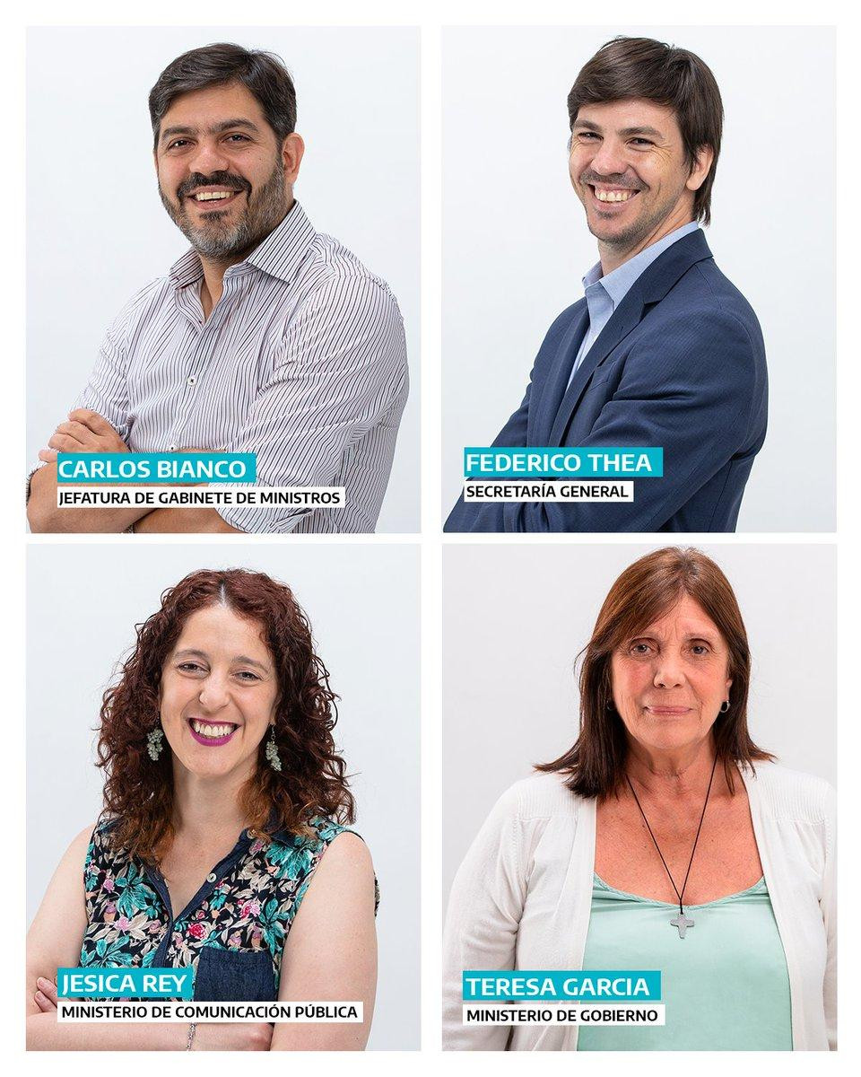 Gobernación bonaerense, equipo de Kicillof, Bianco, Thea, Rey, García