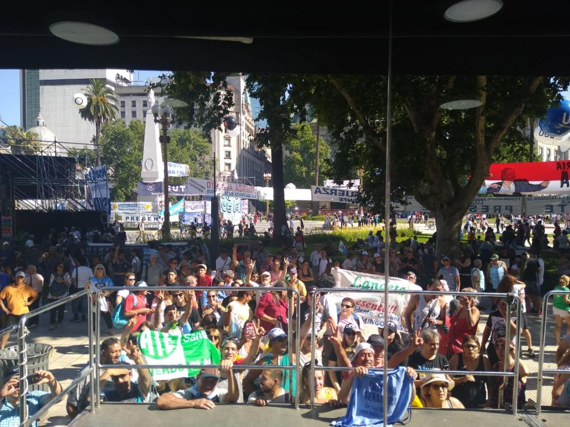 Plaza de Mayo, asunción presidencial