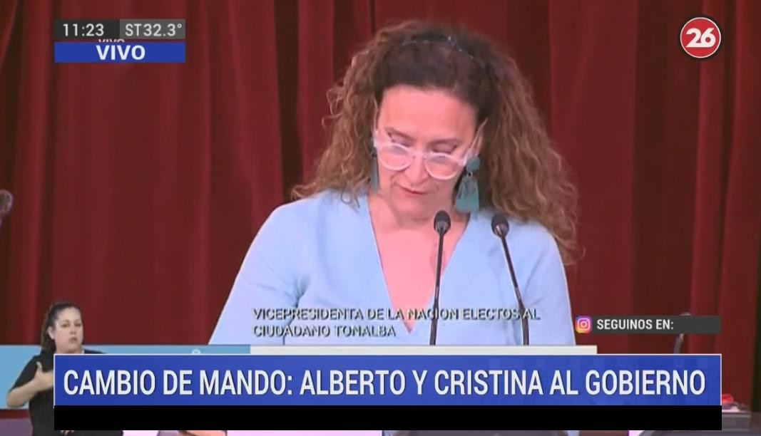 Gabriela Michetti, apertura de Asamblea Legislativa, Canal 26